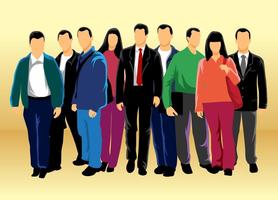 Group of People Vector 